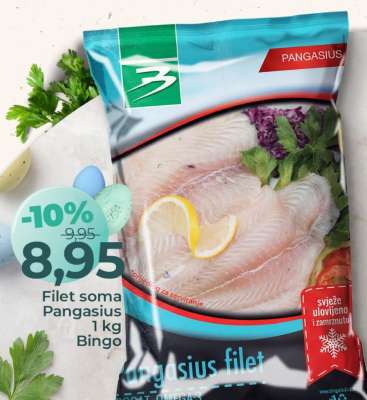 Filet soma Pangasius 1 kg