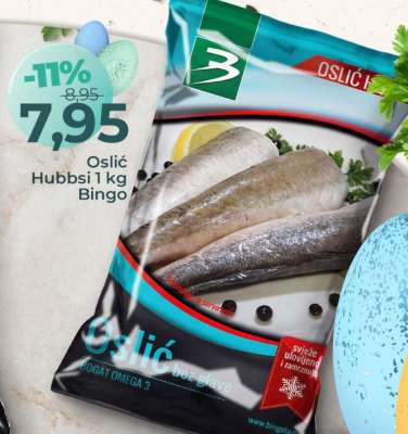Oslić Hubbs 1 kg Bingo
