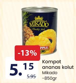 Kompot ananas kolut