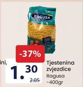 Tjestenina zvjezdice Ragusa