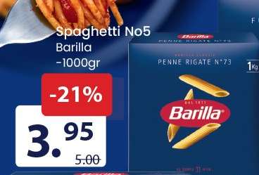 Spaghetti no5 Barilla