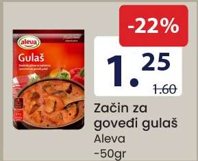 Začin za goveđi gulaš