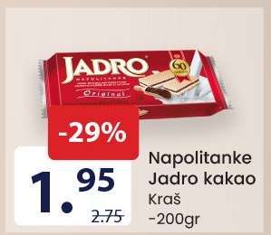 Napolitanke Jadro kakao