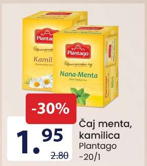 Čaj menta, kamilica