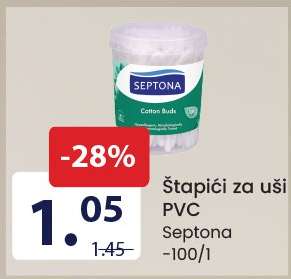 Štapići za uši PVC