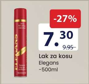 Lak za kosu Elegans