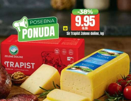 Sir Trapist Zelene doline, kg