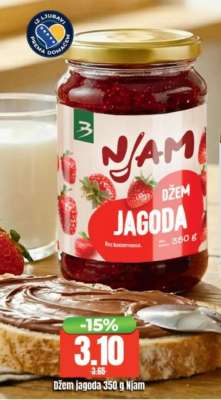 Džem jagoda 350 g Njam