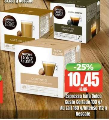 Espresso kafa Dolce Gusto