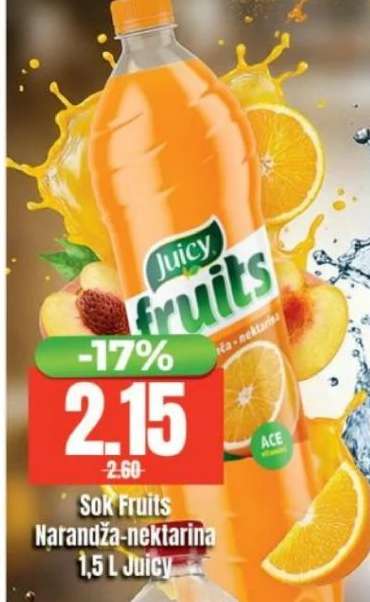 Sok Fruits Narandža-nektarina