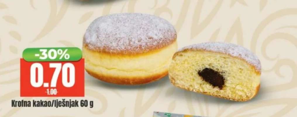 Krofna kakao/lješnjak 60 g