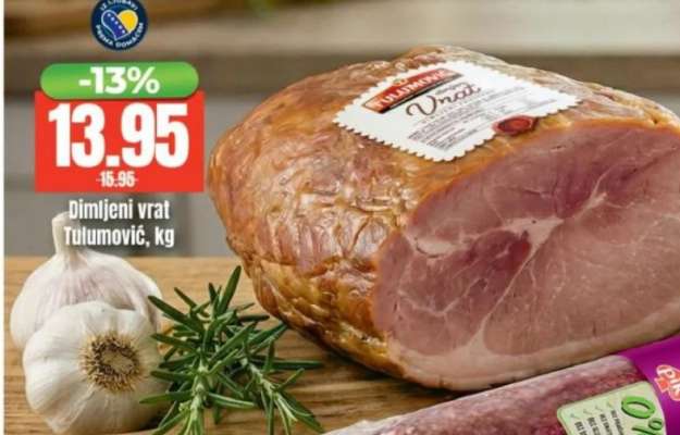 Dimljeni vrat Tulumović, kg