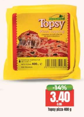Topsy pizza
