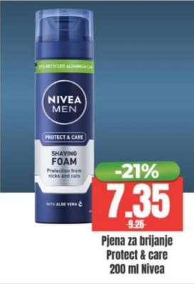 Pjena za brijanje Protect & care