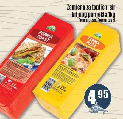 Zamjena za topljeni sir biljnog porijekla 1kg
