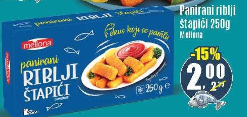 Panirani riblji štapići 250g