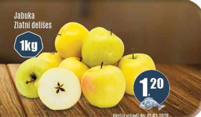 Jabuka zlatni delišes