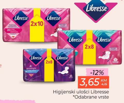 Higijenski ulošci Libresse