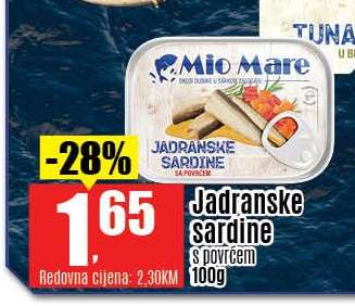Jadranske sardine s povrćem
