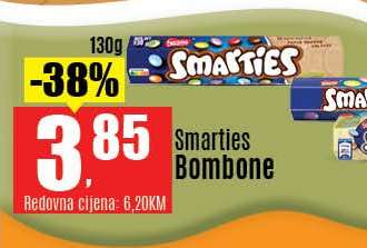 Smarties bombone
