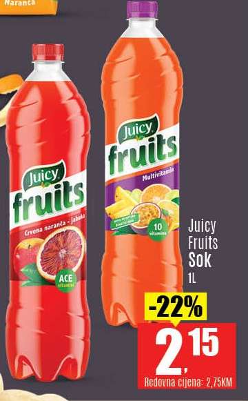 Juicy Fruits Sok