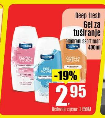 Deep fresh Gel za tuširanje
