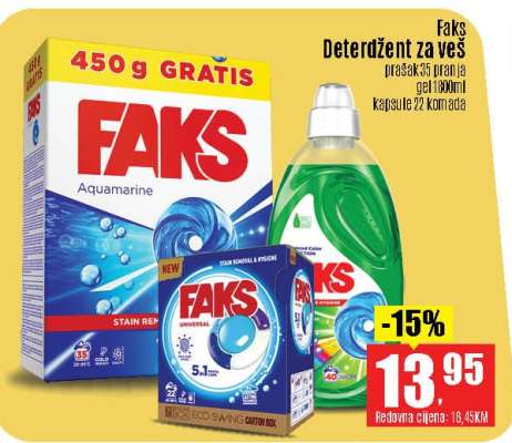 Faks Deterdžent za veš