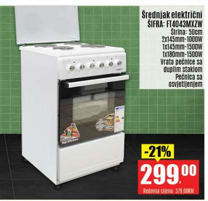 Štednjak električni