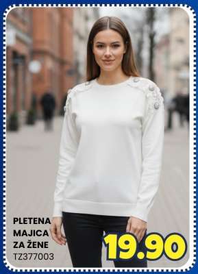PLETENA MAJICA ZA ŽENE