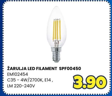 ŽARULJA LED FILAMENT SPF00450