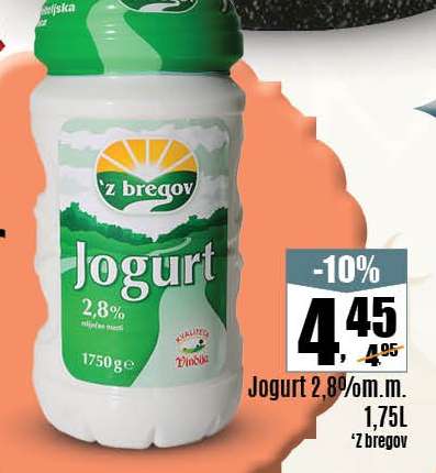 Jogurt 2,8% m.m.