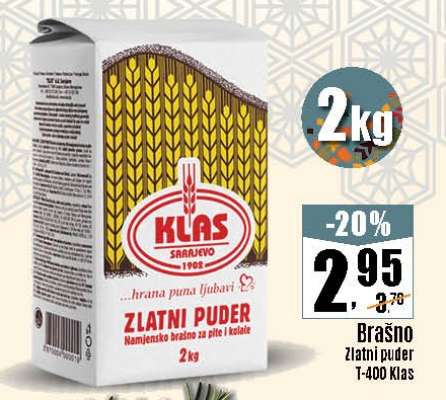 Brašno Zlatni puder T-400 Klas