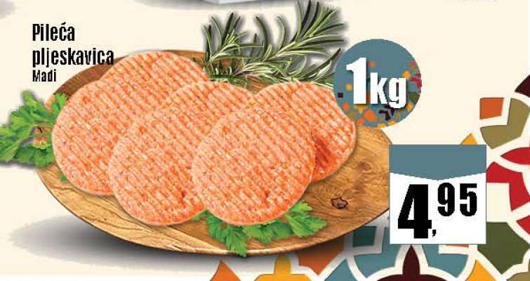 Pileća pljeskavica Madi