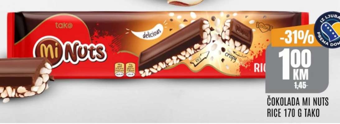 Čokolada Mi Nuts