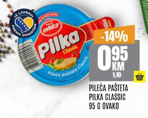 Pileća pašteta Pilka Classic