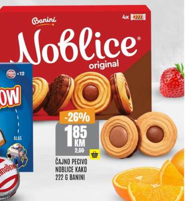 Čajno pecivo Noblice Kako