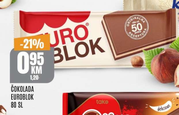 Čokolada Euroblok