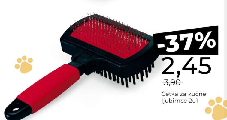 Četka za kućne ljubimce 2u1