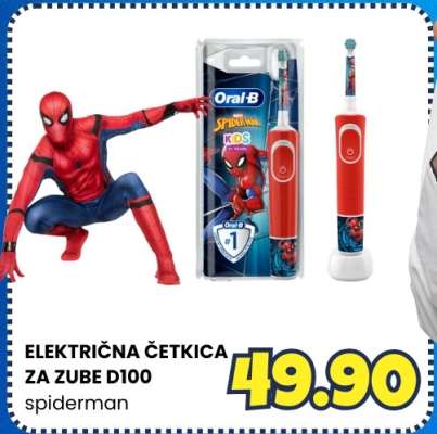ELEKTRIČNA ČETKICA ZA ZUBE D100