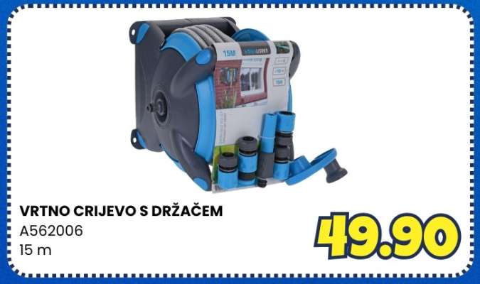 Vrtno crijevo s držačem