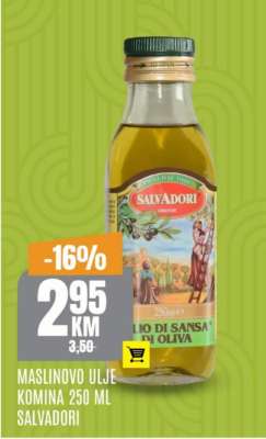 MASLINOVO ULJE KOMINA 250 ML SALVADORI