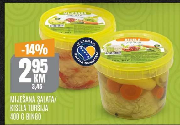 MIJEŠANA SALATA/KISELA TURŠIJA