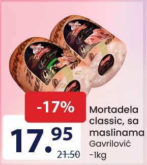 Mortadela classic, sa maslinama Gavrilović