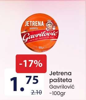 Jetrena pašteta Gavrilović
