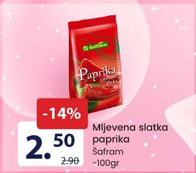 Mljevena slatka paprika