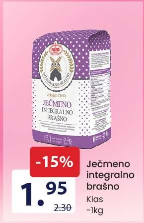 Ječmeno integralno brašno