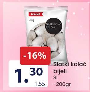 Slatki kolač bijeli