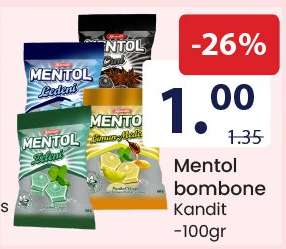 Mentol bombone