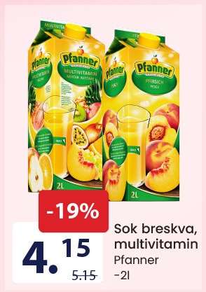 Sok breskva, multivitamin
