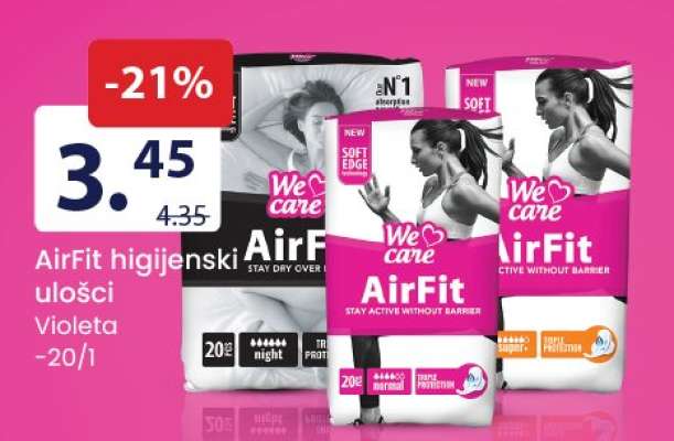 AirFit higijenski ulošci Violeta